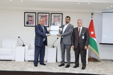 ورشة المركز في جامعة ال البيت